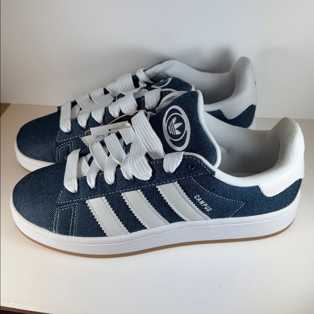 Adidas Campus 00s Denim Cloud White Women’s Size 9 Sneakers - Picture 10 of 12